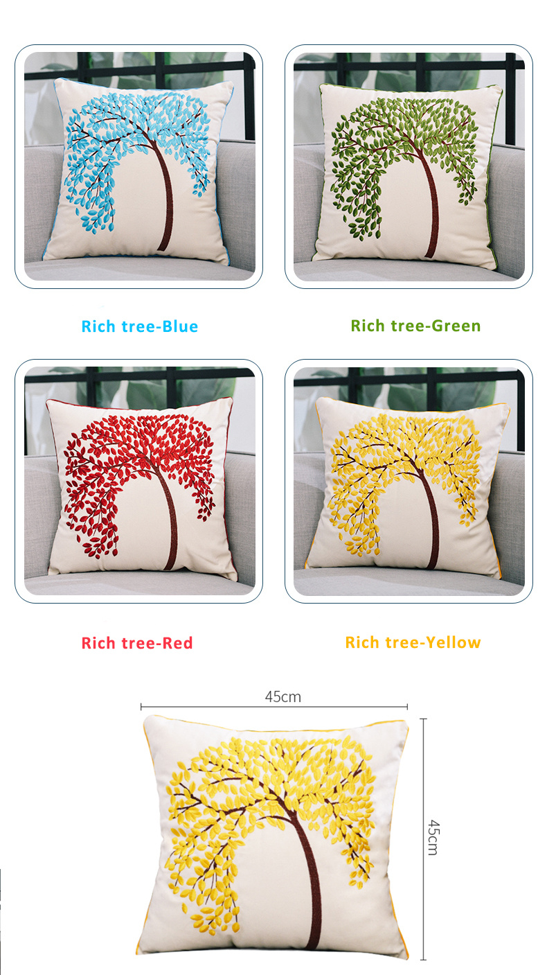 Jacquard Throw Pillow-10